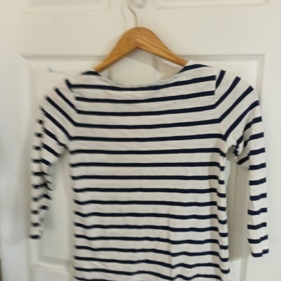 Old Navy long sleeve blue striped top XS - Picture 3 of 4